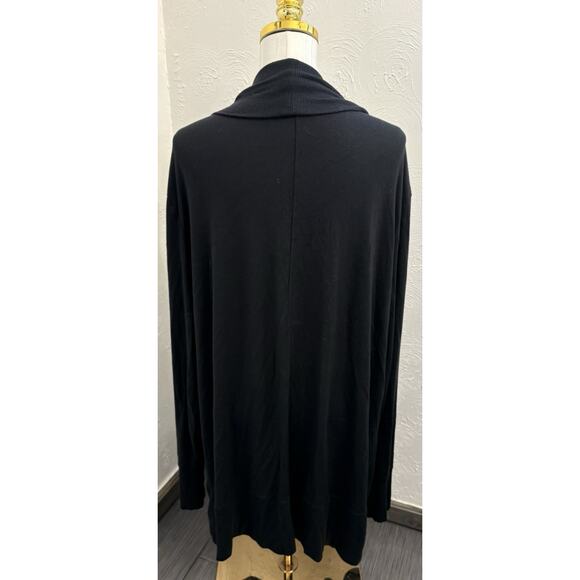 Athleta Women's Black Pranayama Wrap Sweater Cardigan 777944-00 Size 2X - Picture 3 of 5